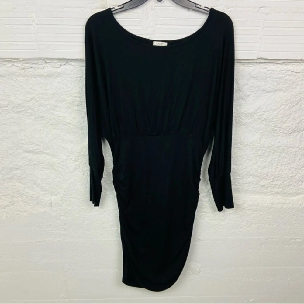 black long sleeve keyhole dress Black Bell Keyhole Dress  Veronica M 